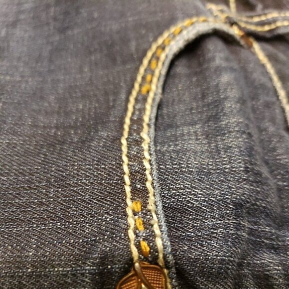 Gridlock womens jeans Size 30 X 33 double back pockets medium wash - Picture 4 of 9